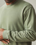 Men's Vintage Washed Relaxed French Terry Crew - Fern